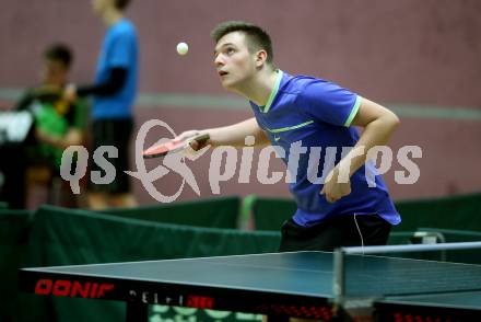 Tischtennis Kaerntner Meisterschaft. Martin Gutschi. Villach, am 22.12.2019.
Foto: Kuess
www.qspictures.net
---
pressefotos, pressefotografie, kuess, qs, qspictures, sport, bild, bilder, bilddatenbank