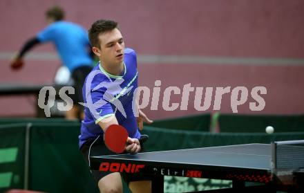 Tischtennis Kaerntner Meisterschaft. Martin Gutschi. Villach, am 22.12.2019.
Foto: Kuess
www.qspictures.net
---
pressefotos, pressefotografie, kuess, qs, qspictures, sport, bild, bilder, bilddatenbank