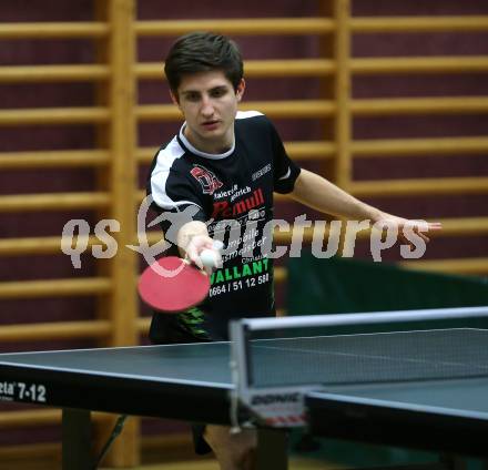 Tischtennis Kaerntner Meisterschaft. Tobias Siwetz. Villach, am 22.12.2019.
Foto: Kuess
---
pressefotos, pressefotografie, kuess, qs, qspictures, sport, bild, bilder, bilddatenbank