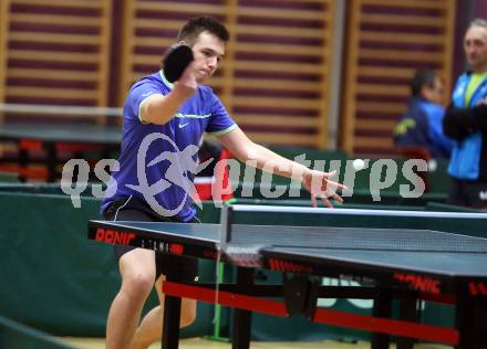 Tischtennis Kaerntner Meisterschaft. Martin Gutschi. Villach, am 22.12.2019.
Foto: Kuess
www.qspictures.net
---
pressefotos, pressefotografie, kuess, qs, qspictures, sport, bild, bilder, bilddatenbank