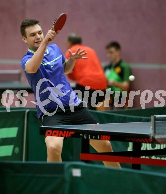 Tischtennis Kaerntner Meisterschaft. Martin Gutschi. Villach, am 22.12.2019.
Foto: Kuess
www.qspictures.net
---
pressefotos, pressefotografie, kuess, qs, qspictures, sport, bild, bilder, bilddatenbank