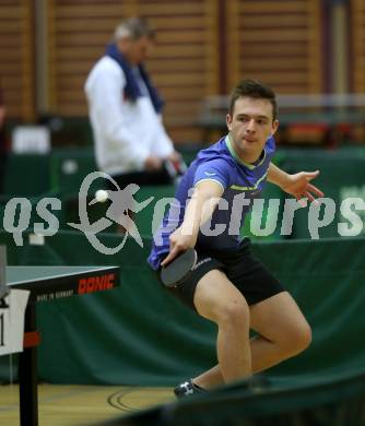 Tischtennis Kaerntner Meisterschaft. Martin Gutschi. Villach, am 22.12.2019.
Foto: Kuess
www.qspictures.net
---
pressefotos, pressefotografie, kuess, qs, qspictures, sport, bild, bilder, bilddatenbank