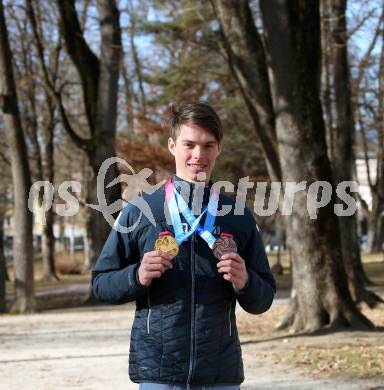 Ski Alpin. Empfang Jugendolympiasieger Philip Hoffmann. Philip Hoffmann. Spittal an der Drau, am 17.1.2020.
Foto: Kuess
www.qspictures.net

---
pressefotos, pressefotografie, kuess, qs, qspictures, sport, bild, bilder, bilddatenbank