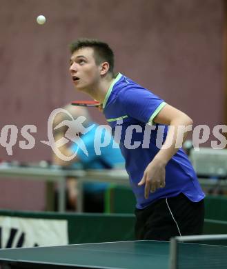 Tischtennis Kaerntner Meisterschaft. Martin Gutschi. Villach, am 22.12.2019.
Foto: Kuess
www.qspictures.net
---
pressefotos, pressefotografie, kuess, qs, qspictures, sport, bild, bilder, bilddatenbank