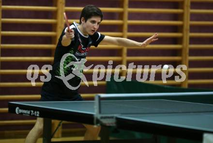 Tischtennis Kaerntner Meisterschaft. Tobias Siwetz. Villach, am 22.12.2019.
Foto: Kuess
www.qspictures.net
---
pressefotos, pressefotografie, kuess, qs, qspictures, sport, bild, bilder, bilddatenbank