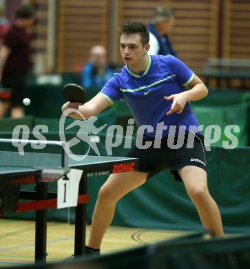 Tischtennis Kaerntner Meisterschaft. Martin Gutschi. Villach, am 22.12.2019.
Foto: Kuess
www.qspictures.net
---
pressefotos, pressefotografie, kuess, qs, qspictures, sport, bild, bilder, bilddatenbank