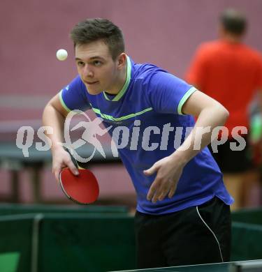 Tischtennis Kaerntner Meisterschaft. Martin Gutschi. Villach, am 22.12.2019.
Foto: Kuess
www.qspictures.net
---
pressefotos, pressefotografie, kuess, qs, qspictures, sport, bild, bilder, bilddatenbank