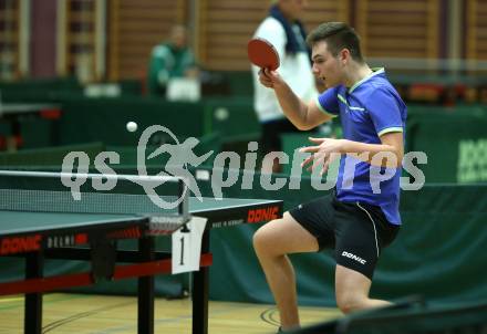 Tischtennis Kaerntner Meisterschaft. Martin Gutschi. Villach, am 22.12.2019.
Foto: Kuess
www.qspictures.net
---
pressefotos, pressefotografie, kuess, qs, qspictures, sport, bild, bilder, bilddatenbank