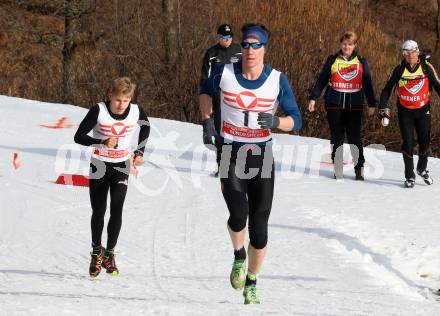 Wintertriathlon. Oesterreichische Staatsmeisterschaft. Christoph Lorber, Rene Hilber. Alpenarena Villach, am 7.3.2020.
Foto: Kuess
www.qspictures.net

---
pressefotos, pressefotografie, kuess, qs, qspictures, sport, bild, bilder, bilddatenbank