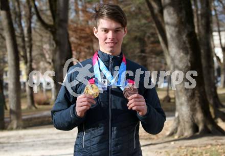 Ski Alpin. Empfang Jugendolympiasieger Philip Hoffmann. Philip Hoffmann. Spittal an der Drau, am 17.1.2020.
Foto: Kuess
www.qspictures.net

---
pressefotos, pressefotografie, kuess, qs, qspictures, sport, bild, bilder, bilddatenbank