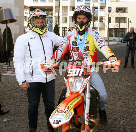 Ski Alpin. Empfang Jugendolympiasieger Philip Hoffmann.  Werner Mueller, Philip Hoffmann. Spittal an der Drau, am 17.1.2020.
Foto: Kuess
www.qspictures.net
---
pressefotos, pressefotografie, kuess, qs, qspictures, sport, bild, bilder, bilddatenbank