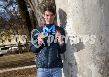 Ski Alpin. Empfang Jugendolympiasieger Philip Hoffmann.  Spittal an der Drau, am 17.1.2020.
Foto: Kuess
www.qspictures.net
---
pressefotos, pressefotografie, kuess, qs, qspictures, sport, bild, bilder, bilddatenbank