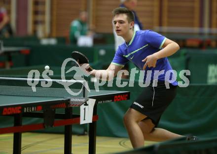 Tischtennis Kaerntner Meisterschaft. Martin Gutschi. Villach, am 22.12.2019.
Foto: Kuess
www.qspictures.net
---
pressefotos, pressefotografie, kuess, qs, qspictures, sport, bild, bilder, bilddatenbank