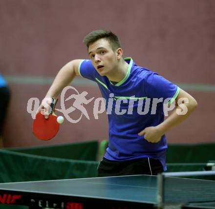 Tischtennis Kaerntner Meisterschaft. Martin Gutschi. Villach, am 22.12.2019.
Foto: Kuess
www.qspictures.net
---
pressefotos, pressefotografie, kuess, qs, qspictures, sport, bild, bilder, bilddatenbank