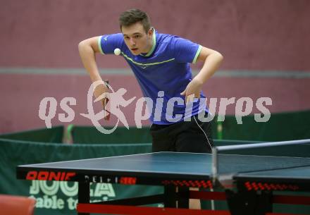 Tischtennis Kaerntner Meisterschaft. Martin Gutschi. Villach, am 22.12.2019.
Foto: Kuess
www.qspictures.net
---
pressefotos, pressefotografie, kuess, qs, qspictures, sport, bild, bilder, bilddatenbank