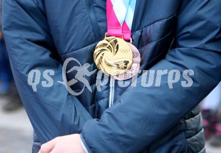 Ski Alpin. Empfang Jugendolympiasieger Philip Hoffmann. Spittal an der Drau, am 17.1.2020.
Foto: Kuess
www.qspictures.net
---
pressefotos, pressefotografie, kuess, qs, qspictures, sport, bild, bilder, bilddatenbank