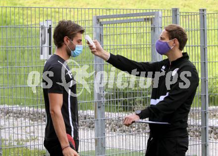 Fussball. 2. Liga. SK Austria Klagenfurt. Training.  Fabian Hafner, Rico Sygo . Klagenfurt, am 18.5.2020.
Foto: Kuess
www.qspictures.net 
---
pressefotos, pressefotografie, kuess, qs, qspictures, sport, bild, bilder, bilddatenbank