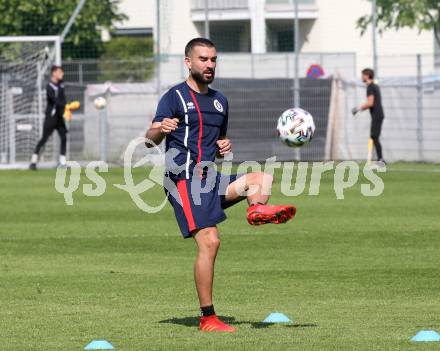 Fussball. 2. Liga. SK Austria Klagenfurt. Training.   Kosmas Gkezos. Klagenfurt, am 18.5.2020.
Foto: Kuess
www.qspictures.net 
---
pressefotos, pressefotografie, kuess, qs, qspictures, sport, bild, bilder, bilddatenbank
