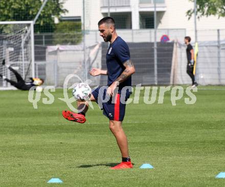 Fussball. 2. Liga. SK Austria Klagenfurt. Training.   Kosmas Gkezos. Klagenfurt, am 18.5.2020.
Foto: Kuess
www.qspictures.net 
---
pressefotos, pressefotografie, kuess, qs, qspictures, sport, bild, bilder, bilddatenbank