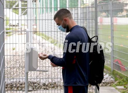 Fussball. 2. Liga. SK Austria Klagenfurt. Training.   Kosmas Gkezos. Klagenfurt, am 18.5.2020.
Foto: Kuess
www.qspictures.net 
---
pressefotos, pressefotografie, kuess, qs, qspictures, sport, bild, bilder, bilddatenbank
