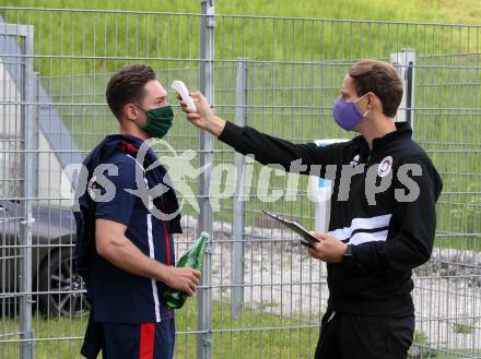 Fussball. 2. Liga. SK Austria Klagenfurt. Training.  Oliver Markoutz, Fabian Hafner . Klagenfurt, am 18.5.2020.
Foto: Kuess
www.qspictures.net 
---
pressefotos, pressefotografie, kuess, qs, qspictures, sport, bild, bilder, bilddatenbank