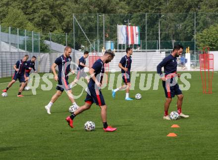 Fussball. 2. Liga. SK Austria Klagenfurt. Training.   Markus Rusek, Okan Aydin, Sandro Zakany. Klagenfurt, am 18.5.2020.
Foto: Kuess
www.qspictures.net 
---
pressefotos, pressefotografie, kuess, qs, qspictures, sport, bild, bilder, bilddatenbank