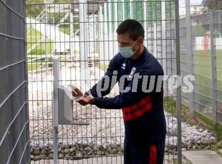 Fussball. 2. Liga. SK Austria Klagenfurt. Training.   Darijo Pecirep. Klagenfurt, am 18.5.2020.
Foto: Kuess
www.qspictures.net 
---
pressefotos, pressefotografie, kuess, qs, qspictures, sport, bild, bilder, bilddatenbank
