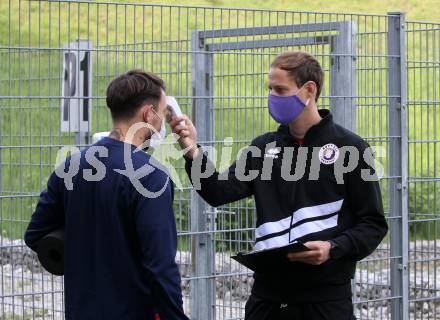 Fussball. 2. Liga. SK Austria Klagenfurt. Training. Huetter Philipp,  Fabian Hafner. Klagenfurt, am 18.5.2020.
Foto: Kuess
www.qspictures.net 
---
pressefotos, pressefotografie, kuess, qs, qspictures, sport, bild, bilder, bilddatenbank