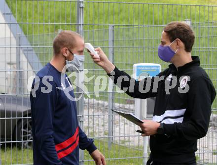 Fussball. 2. Liga. SK Austria Klagenfurt. Training. Markus Rusek, Fabian Hafner  . Klagenfurt, am 18.5.2020.
Foto: Kuess
www.qspictures.net 
---
pressefotos, pressefotografie, kuess, qs, qspictures, sport, bild, bilder, bilddatenbank