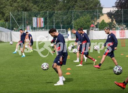 Fussball. 2. Liga. SK Austria Klagenfurt. Training.   Philipp Huetter, Sandro Zakany, Okan Aydin. Klagenfurt, am 18.5.2020.
Foto: Kuess
www.qspictures.net 
---
pressefotos, pressefotografie, kuess, qs, qspictures, sport, bild, bilder, bilddatenbank