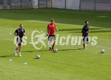 Fussball. 2. Liga. SK Austria Klagenfurt. Training. Markus Rusek, Co-Trainer Martin Lassnig,  Sandro Zakany. Klagenfurt, am 18.5.2020.
Foto: Kuess
www.qspictures.net 
---
pressefotos, pressefotografie, kuess, qs, qspictures, sport, bild, bilder, bilddatenbank