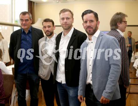Fussball. 2. Liga. 100 Jahr Feier SK Austria Klagenfurt.  Trainer Robert Micheu, Philipp Huetter, Co-Trainer Martin Lassnig, Sandro Zakany. Klagenfurt, am 1.6.2020.
Foto: Kuess
www.qspictures.net
---
pressefotos, pressefotografie, kuess, qs, qspictures, sport, bild, bilder, bilddatenbank