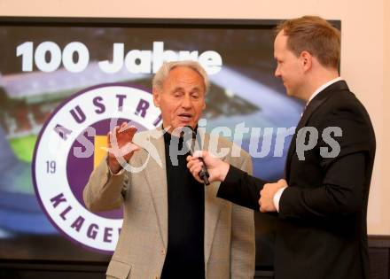 Fussball. 2. Liga. 100 Jahr Feier SK Austria Klagenfurt.  Franz Hasil, Christian Rosenzopf. Klagenfurt, am 1.6.2020.
Foto: Kuess
www.qspictures.net
---
pressefotos, pressefotografie, kuess, qs, qspictures, sport, bild, bilder, bilddatenbank