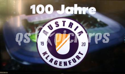 Fussball. 2. Liga. 100 Jahr Feier SK Austria Klagenfurt.  . Klagenfurt, am 1.6.2020.
Foto: Kuess
www.qspictures.net
---
pressefotos, pressefotografie, kuess, qs, qspictures, sport, bild, bilder, bilddatenbank