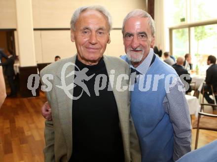 Fussball. 2. Liga. 100 Jahr Feier SK Austria Klagenfurt.  Franz Hasil, Martin Rupitsch. Klagenfurt, am 1.6.2020.
Foto: Kuess
www.qspictures.net
---
pressefotos, pressefotografie, kuess, qs, qspictures, sport, bild, bilder, bilddatenbank