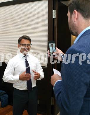 Fussball. 2. Liga. 100 Jahr Feier SK Austria Klagenfurt.  Ivica Peric. Klagenfurt, am 1.6.2020.
Foto: Kuess
www.qspictures.net
---
pressefotos, pressefotografie, kuess, qs, qspictures, sport, bild, bilder, bilddatenbank
