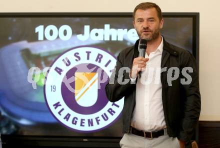 Fussball. 2. Liga. 100 Jahr Feier SK Austria Klagenfurt.  Zeljko Karajica. Klagenfurt, am 1.6.2020.
Foto: Kuess
www.qspictures.net
---
pressefotos, pressefotografie, kuess, qs, qspictures, sport, bild, bilder, bilddatenbank
