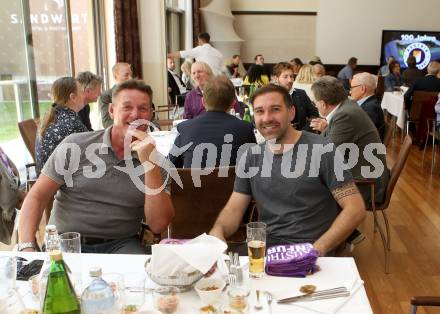 Fussball. 2. Liga. 100 Jahr Feier SK Austria Klagenfurt.  Alexander Philipp, Mario Steiner. Klagenfurt, am 1.6.2020.
Foto: Kuess
www.qspictures.net
---
pressefotos, pressefotografie, kuess, qs, qspictures, sport, bild, bilder, bilddatenbank