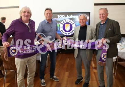 Fussball. 2. Liga. 100 Jahr Feier SK Austria Klagenfurt. Helmut Koenig, Walter Dago Koch, Franz Hasil, Walter Ludescher. Klagenfurt, am 1.6.2020.
Foto: Kuess
---
pressefotos, pressefotografie, kuess, qs, qspictures, sport, bild, bilder, bilddatenbank