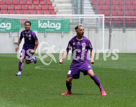 Fussball. 2. Liga. SK Austria Klagenfurt gegen Kapfenberger SV. Torjubel Okan Aydin, Maximiliano Moreira Romero, (Klagenfurt). Klagenfurt, am 7.6.2020.
Foto: Kuess
www.qspictures.net
---
pressefotos, pressefotografie, kuess, qs, qspictures, sport, bild, bilder, bilddatenbank