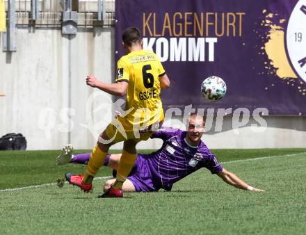 Fussball. 2. Liga. SK Austria Klagenfurt gegen Kapfenberger SV. Markus Rusek (Klagenfurt), Martin Gschiel (Kapfenberger SV). Klagenfurt, am 7.6.2020.
Foto: Kuess
www.qspictures.net
---
pressefotos, pressefotografie, kuess, qs, qspictures, sport, bild, bilder, bilddatenbank