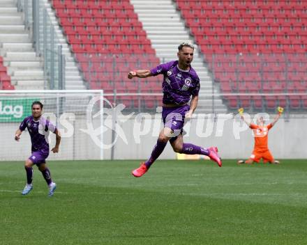 Fussball. 2. Liga. SK Austria Klagenfurt gegen Kapfenberger SV. Torjubel Okan Aydin,  (Klagenfurt). Klagenfurt, am 7.6.2020.
Foto: Kuess
www.qspictures.net
---
pressefotos, pressefotografie, kuess, qs, qspictures, sport, bild, bilder, bilddatenbank