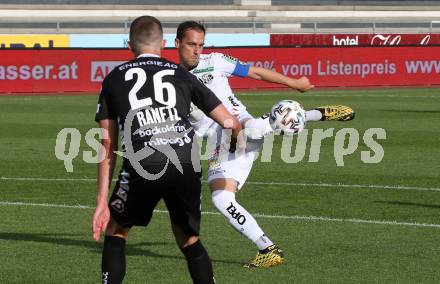 Fussball Bundesliga. RZ Pellets WAC gegen LASK. Michael Liendl, (WAC),   Reinhold Ranftl  (LASK). Wolfsberg, am 7.6.2020.
Foto: Kuess
www.qspictures.net

---
pressefotos, pressefotografie, kuess, qs, qspictures, sport, bild, bilder, bilddatenbank