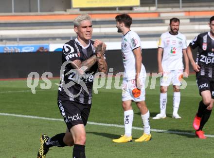 Fussball Bundesliga. RZ Pellets WAC gegen LASK. Torjubel Dominik Frieser  (LASK). Wolfsberg, am 7.6.2020.
Foto: Kuess
www.qspictures.net

---
pressefotos, pressefotografie, kuess, qs, qspictures, sport, bild, bilder, bilddatenbank