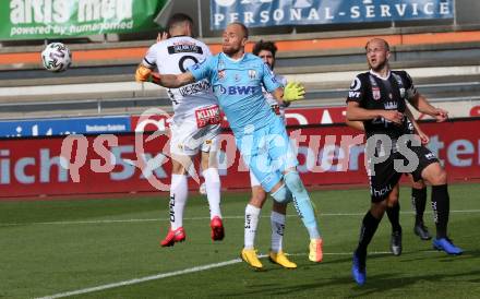 Fussball Bundesliga. RZ Pellets WAC gegen LASK. Shon Zalman Weissman,  (WAC), Alexander Schlager  (LASK). Wolfsberg, am 7.6.2020.
Foto: Kuess
www.qspictures.net

---
pressefotos, pressefotografie, kuess, qs, qspictures, sport, bild, bilder, bilddatenbank