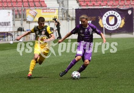 Fussball. 2. Liga. SK Austria Klagenfurt gegen Kapfenberger SV. Patrick Greil (Klagenfurt), Martin Gschiel (Kapfenberger SV). Klagenfurt, am 7.6.2020.
Foto: Kuess
www.qspictures.net
---
pressefotos, pressefotografie, kuess, qs, qspictures, sport, bild, bilder, bilddatenbank