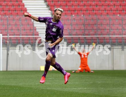 Fussball. 2. Liga. SK Austria Klagenfurt gegen Kapfenberger SV. Torjubel Okan Aydin,(Klagenfurt). Klagenfurt, am 7.6.2020.
Foto: Kuess
www.qspictures.net
---
pressefotos, pressefotografie, kuess, qs, qspictures, sport, bild, bilder, bilddatenbank