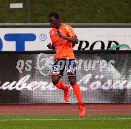 Fussball. Tipico Bundesliga. RZ Pellets WAC gegen TSV Prolactal Hartberg.  Torjubel Amadou Dante (Hartberg). Wolfsberg, am 10.6.2020.
Foto: Kuess
www.qspictures.net

---
pressefotos, pressefotografie, kuess, qs, qspictures, sport, bild, bilder, bilddatenbank