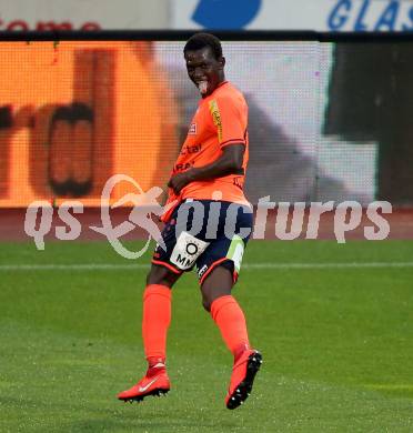 Fussball. Tipico Bundesliga. RZ Pellets WAC gegen TSV Prolactal Hartberg.  Torjubel Amadou Dante (Hartberg). Wolfsberg, am 10.6.2020.
Foto: Kuess
www.qspictures.net

---
pressefotos, pressefotografie, kuess, qs, qspictures, sport, bild, bilder, bilddatenbank