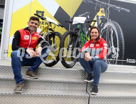 Nordische Kombination. Ski Alpin. Pressekonferenz. Baeren Bikes. Philipp Orter, Ramona Siebenhofer. St. Jakob/Ros. 16.5.2020.
Foto: Kuess
www.qspictures.net

---
pressefotos, pressefotografie, kuess, qs, qspictures, sport, bild, bilder, bilddatenbank